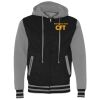 Unisex Heavyweight Varsity Full-Zip Hooded Sweatshirt Thumbnail